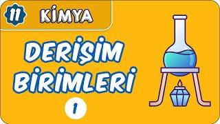 Derişim Birimleri-1   11.Sınıf Kimya