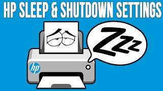 How to Change Your HP Printers Sleep and Auto Shutdown Settings