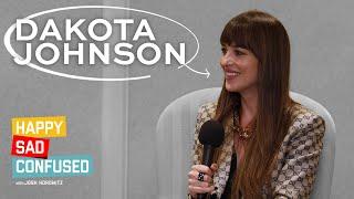 Dakota Johnson talks directing sex scenes working with Chris Evans & Pedro Pascal