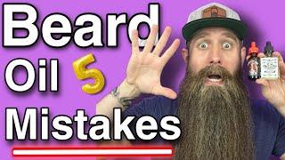 Top 5 - Beard Oil MISTAKES