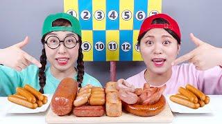 Donas Sausage Food Sauce Mukbang Challenge