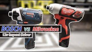 BOSCH Vs Milwaukee 12v impact Drivers