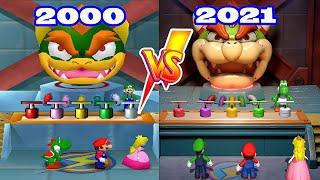 Mario Party 2 Vs Mario Party Superstars - Minigames Compare - Mario Vs Master CPU