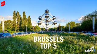 Brussels top 5 travel  #shorts