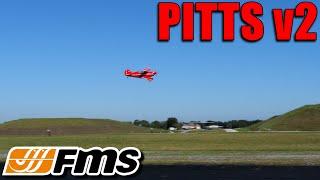 FMS 1400mm Pitts v2 • MAIDEN DAY