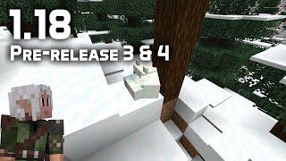 Whats New in Minecraft 1.18 Pre-release 3 & 4?