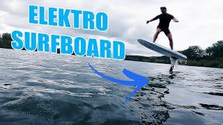 Mein ERSTES mal auf einem Flying Surfboard  WaveShark Foil Unboxing - Review  Deutsch  German 