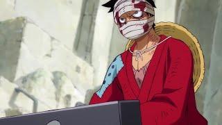 luffy unconsciously using haki infront of kaido  one piece English dub