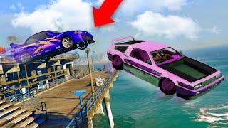 HE FLEW OFF THE PIER *DELUXO TROLLING*  GTA 5 THUG LIFE #304