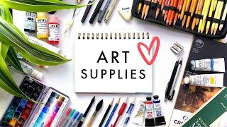 ART SUPPLIES  Tips + Demos  All Mediums