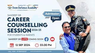 Live Career Counselling Session By Sandeep Sir To Clear All The Doubts Of Students And Parents