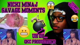 UH OH... Nicki Minaj Savage Moments - Part 1 - REACTION