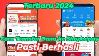 Cara Isi Saldo Shopeepay Lewat Dana  Top up Shopeepay lewat dana