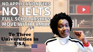 Three Universities in the USA with Automatic Scholarship Move With Family