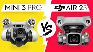 DJI MINI 3 Pro или DJI AIR 2S - СРАВНЕНИЕ  КАКОЙ ДРОН ВЫБРАТЬ?