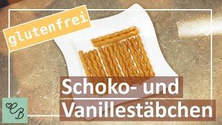 Schoko  und Vanillestäbchen I glutenfrei & vegan