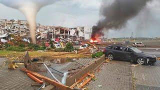 Massive DESTRUCTION  Major Tornado hits Moravia Czech Republic