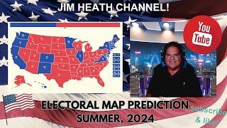 Electoral Map Forecast Biden vs Trump July 2024