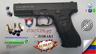 Pistola Traumatica Zoraki Stalker-917 Replica Glock 17 Arme Desarme y Ensayo│WhatsApp 3125286943