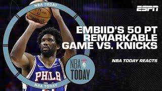 Joel Embiid UNLEASHED & was REMARKABLE plagued with injury in playoff win vs. Knicks  NBA Today