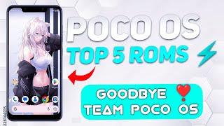 Top 5 best Miui Gaming Roms for POCO F1   Best Gaming Rom for Poco F1 2024 • #customrom