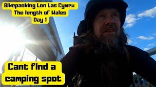 Bikepacking Lon Las Cymru The length of Wales though the Mountains on a cheap Eurobike.