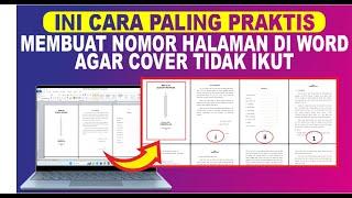 Cara Membuat Halaman Di Word Tetapi Cover Tidak Ikut  Membuat Halaman Word Agar Cover Tidak Ikut