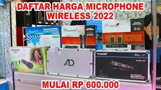 DAFTAR HARGA MICROPHONE WIRELESS 2022 TERMURAH