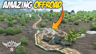 New AMAZING  Offroad Map Mod For Bus Simulator Indonesia  Bussid v3.7 Map Mod #bussidmod