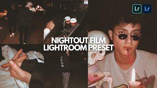 Aesthetic Nightout Film   Lightroom Preset  Free Lightroom Mobile Preset  Film Aesthetic Preset