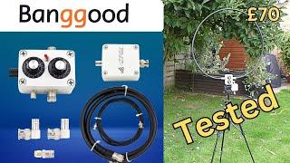 Cheapest Mag Loop Antenna on Banggood.  But will it transmit ?