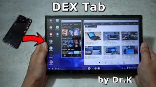 ENG SUB Lets make a tablet with a broken LCD smartphone - Making a Dex tablet