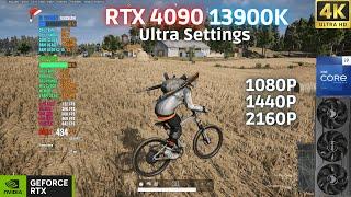 PUBG - RTX 4090  13900K - Ultra Settings  4K  1440p  1080p