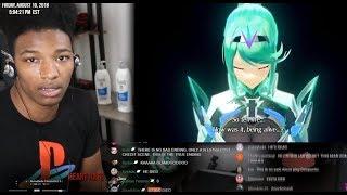 Etika Reacts to Xenoblade Chronicles 2 ending he cries