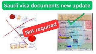 Good new  New update on Saudi visa documents  Marriage birth & Polio certificates apostille