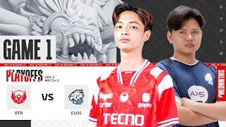 BIGETRON ALPHA vs EVOS GLORY  Playoffs Day 2  Game 1  #MPLIDS13