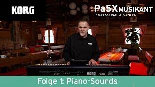 KORG Pa5X MUSIKANT mit Manni Pichler - Piano-Sounds