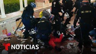 La policía desmantela el campamento de manifestantes propalestinos en UCLA
