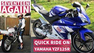 Quick ride on a Yamaha YZF R125 - Seventeen Again