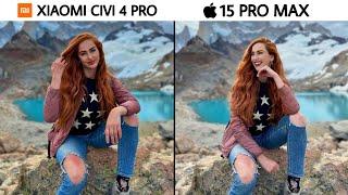 Xiaomi Civi 4 Pro vs iPhone 15 Pro Max Camera Test Comparison