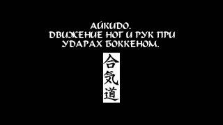 Айкидо  Движение ног и рук при ударах боккеном