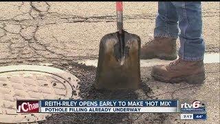 Asphalt plant opens early to help combat city potholes