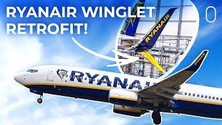 Ryanair Performs Its First Boeing 737-800 Winglet Retrofit
