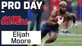 Elijah Moore FULL Pro Day Highlights