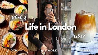 9-5 Work Week In My Life • What Life In London Looks Like • Cooking Gym Cleaning • GimbapKimbap