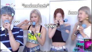 Itzy being socially awkward around other idols