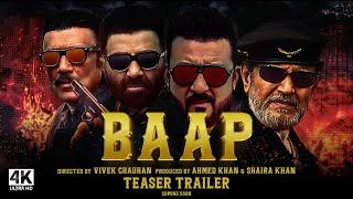 Baap  Teaser Trailer  Sunny Deol Sanjay Dutt Jackie Shroff Mithun  Baap Movie Trailer