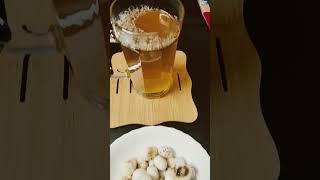 Lemon tea with Makhana ghee roast #Youtubeshorts