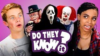 DO TEENS KNOW 90s HORROR FILMS?  REACT Do They Know It?