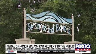 Medal of Honor splash pad reopened